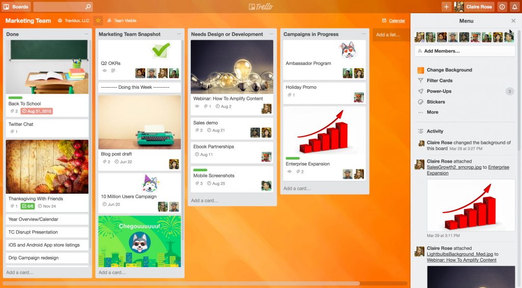 Trello-marketingteamboard