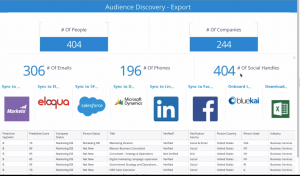 Leadspace- Audience Discovery- CRM Export