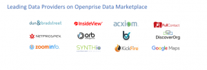 Data Providers on Openprise