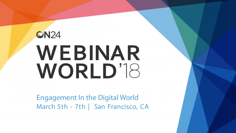 ON-24 Webinar World 2018