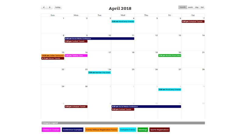 WordPress Events Plugin Market Disrupted by New Innovative Event Registration Calendar Software