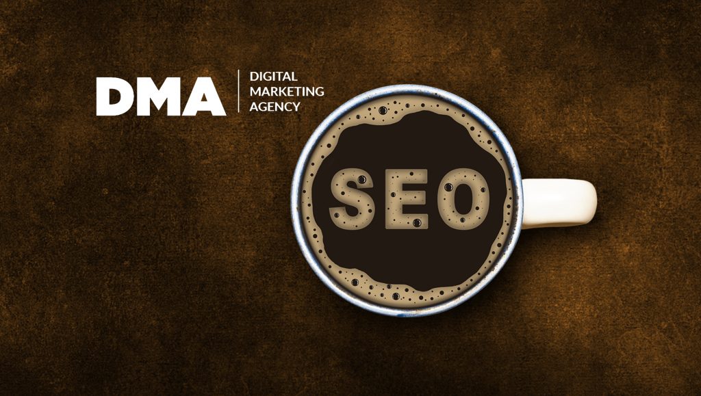 DMA is highlighted as the top-rated agency offering search engine optimization, pay per click management, and reputation management services.