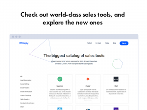 Reply.io Sales Tools Catalog