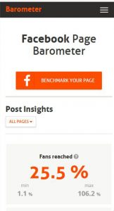 Facebook Page Barometer