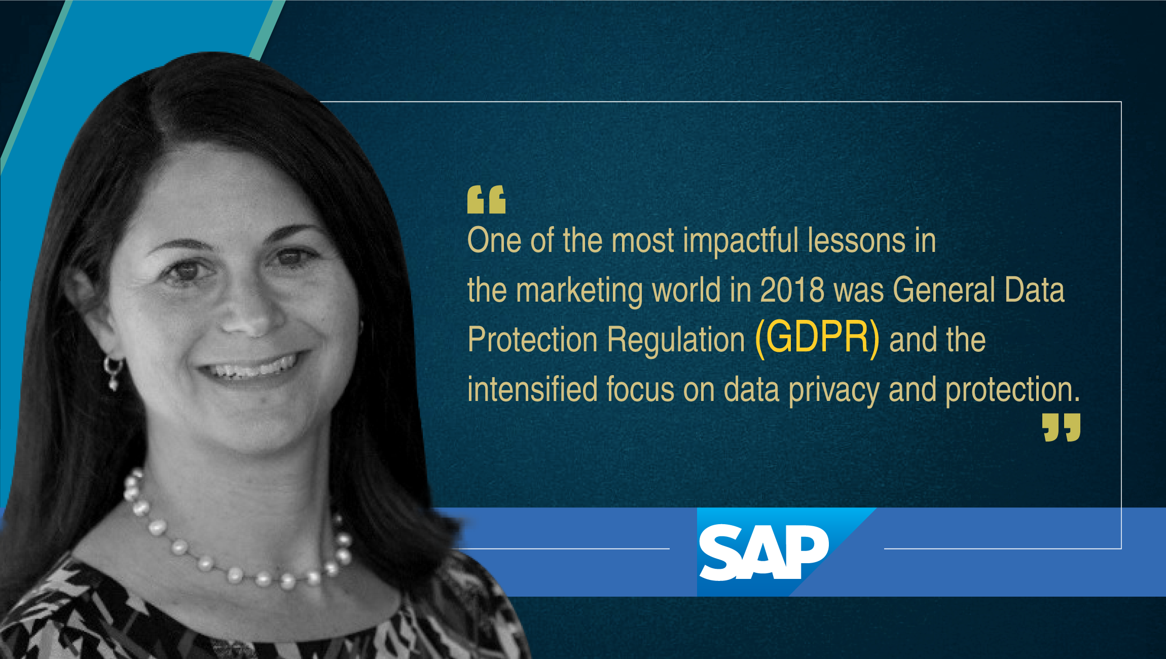 Jackie Palmer, GVP of Strategy and Solution Management, SAP Marketing Cloud