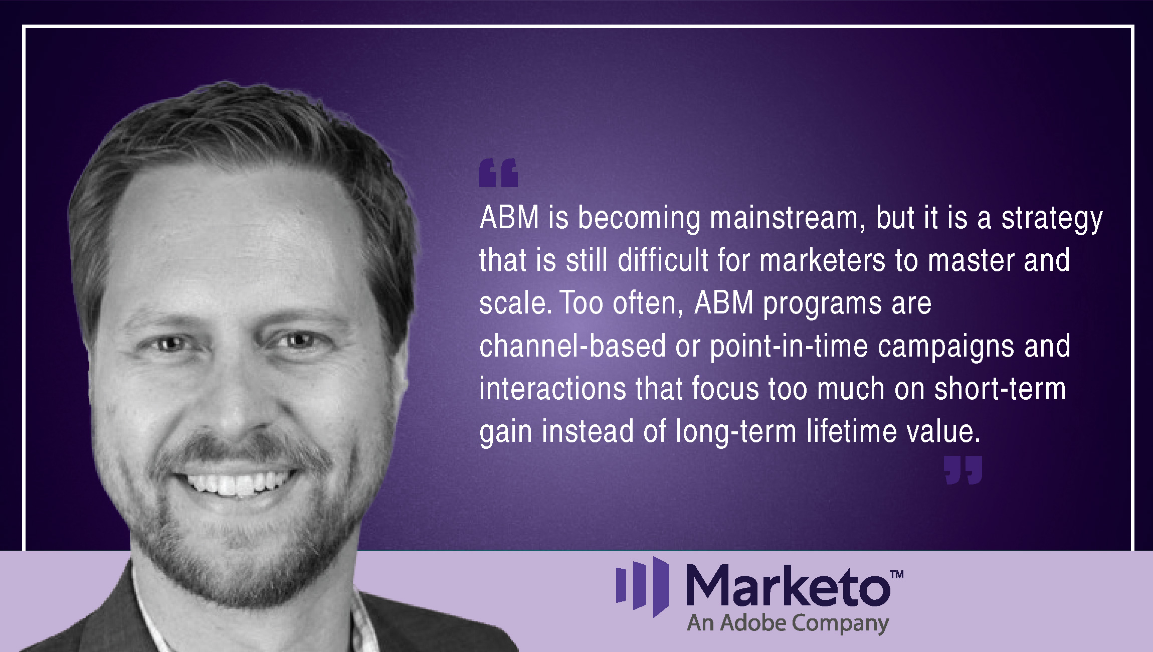 TechBytes with Brian Glover, Head of Product Marketing, Marketo