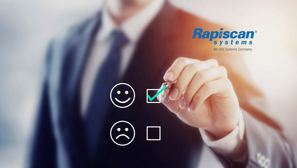 Rapiscan® Systems Recognized for Excellence in Customer Service