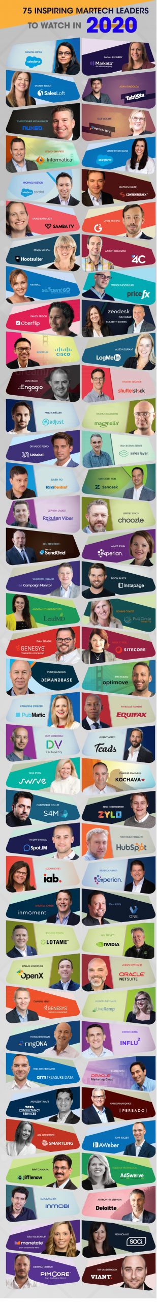 75 Inspiring Martech Leaders