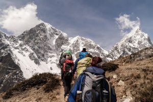 hiking-group-climbers-hiking-mountain-trail