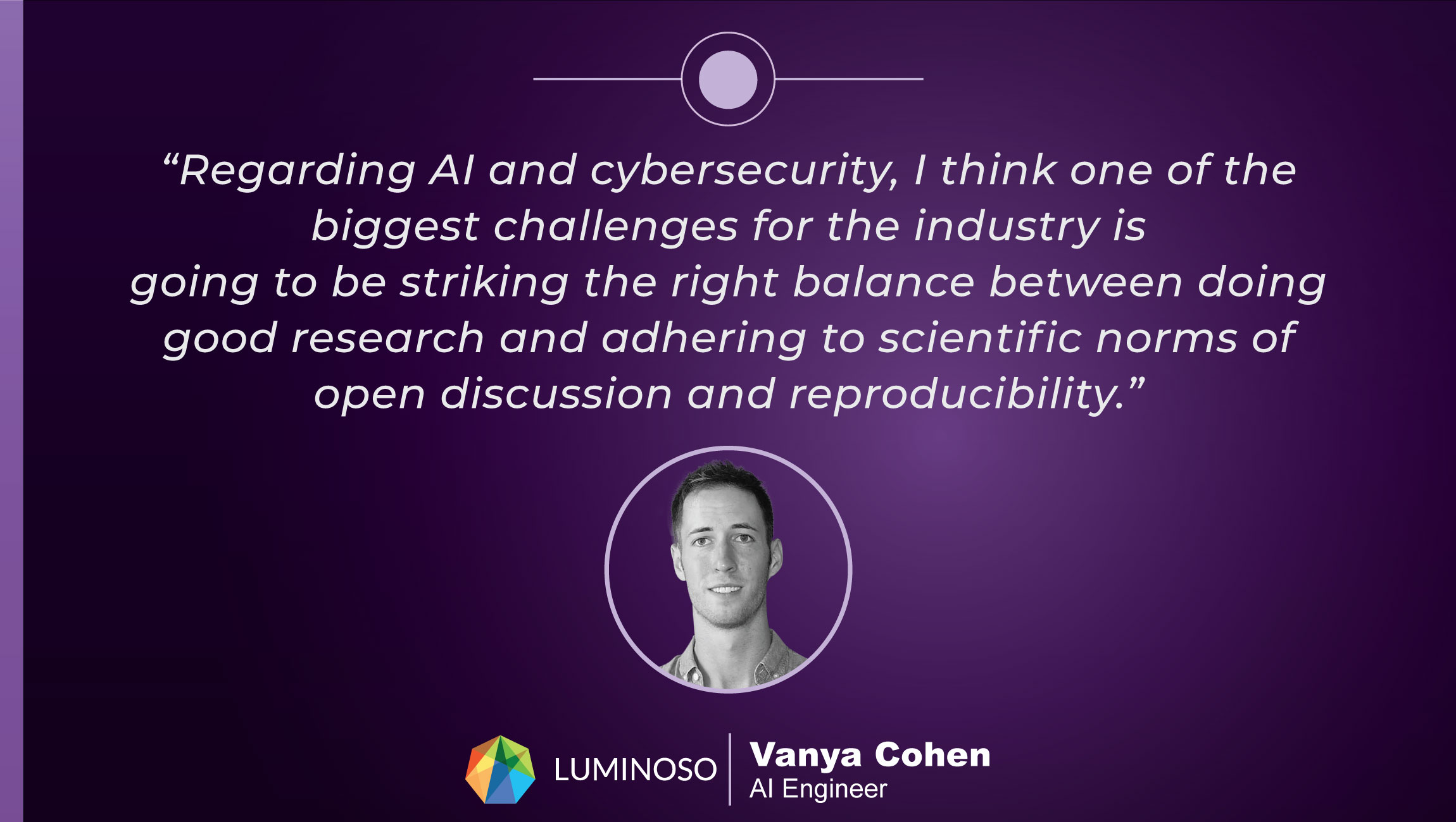 TechBytes with Vanya Cohen, Machine Learning Engineer at Luminoso