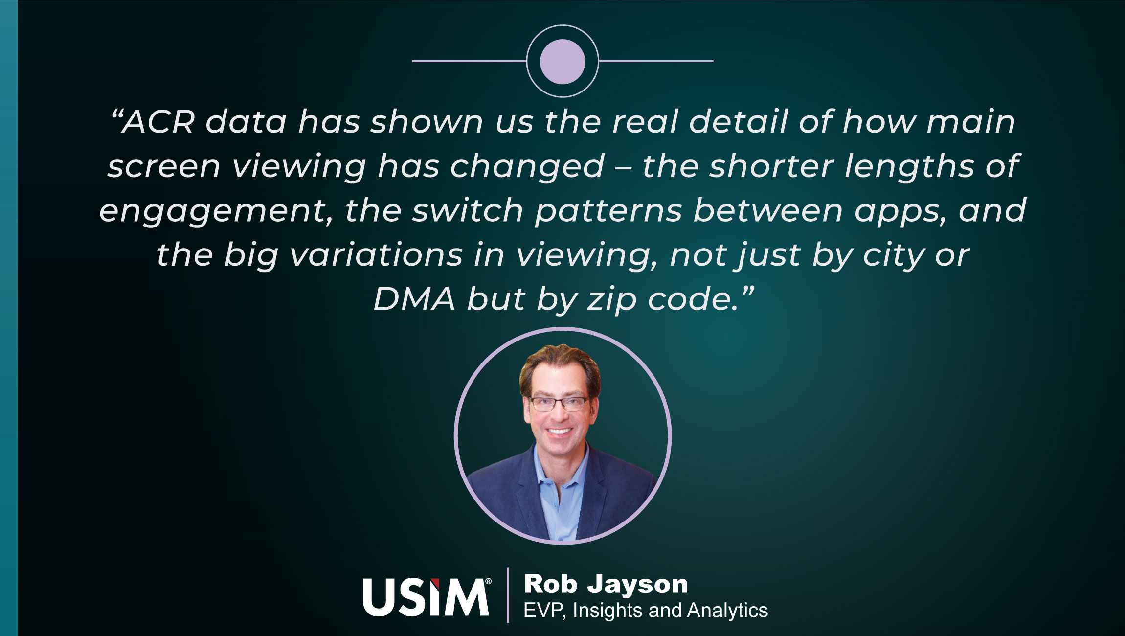 TechBytes with Rob Jayson, EVP, Insights & Analytics at USIM