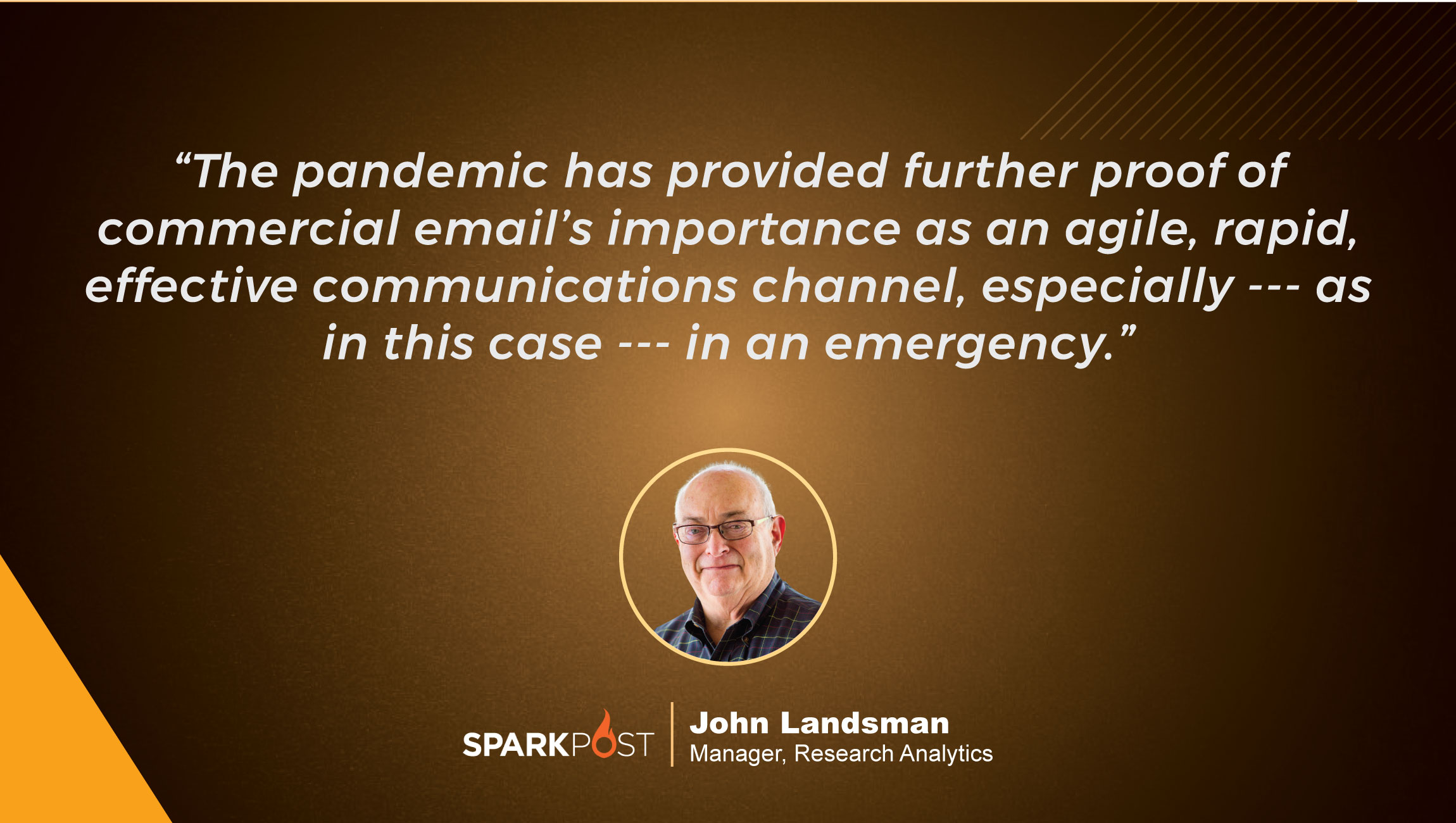 TechBytes with John Landsman, Manager, Research Analytics at SparkPost