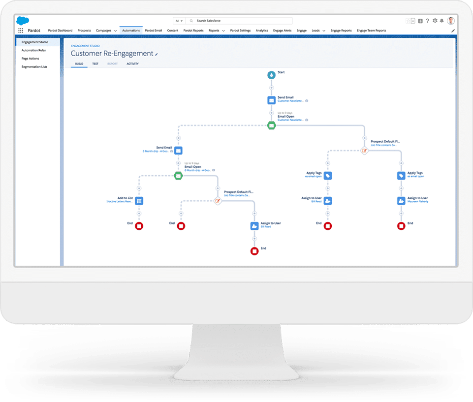 Customer Re-engagement map- Salesforce Pardot