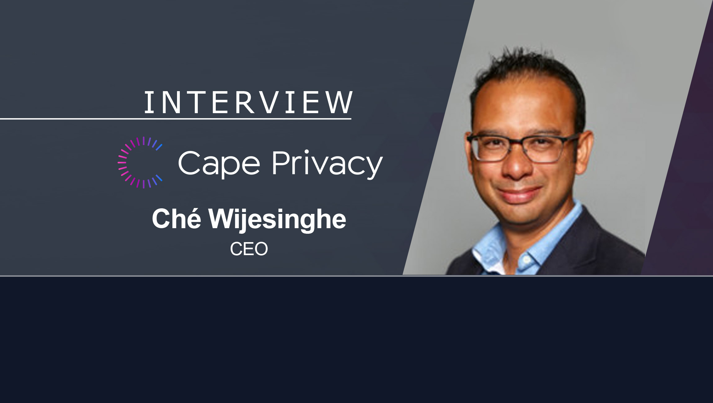 MarTech Interview with Ché Wijesinghe, CEO at Cape Privacy