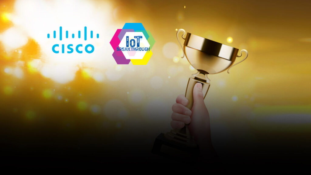 Cisco IoT Named “M2M Network Equipment Company of the Year” In 2021 IoT Breakthrough Awards Program