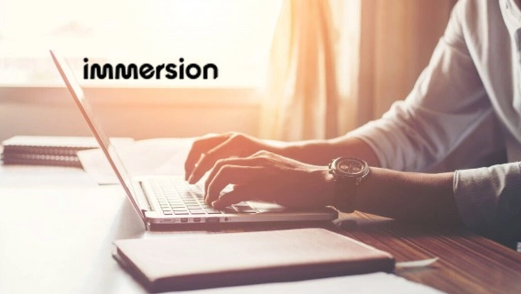 Immersion Signs Agreement to Make Haptic Technology Licenses Available Through Vishay Intertechnology