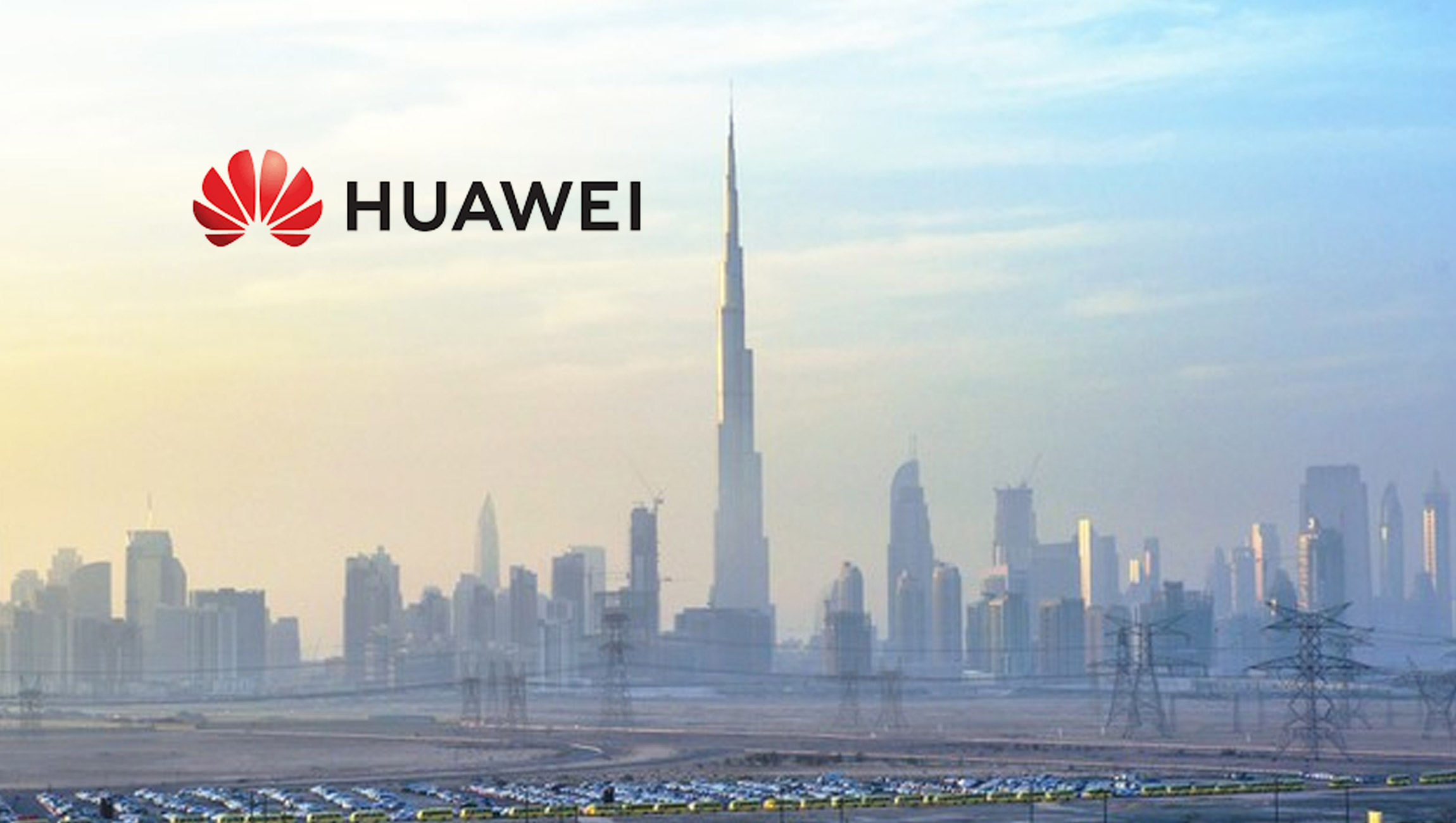 The World’s Tallest Building – Burj Khalifa, Lit Up By HUAWEI IdeaHub