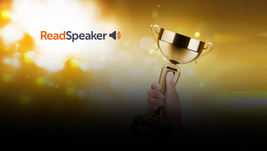 ReadSpeaker Named a 2021 Speech Industry Award Winner by Speech Technology Magazine