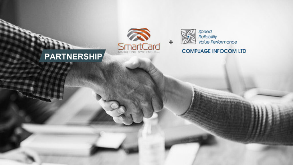 SmartCard Marketing Systems Inc (OTC:SMKG) Partners with Compuage Infocom Ltd for Distribution of its 16+ E-Commerce, Cloud & Mobility Solutions With 12,000 Partners in the SAARC Region