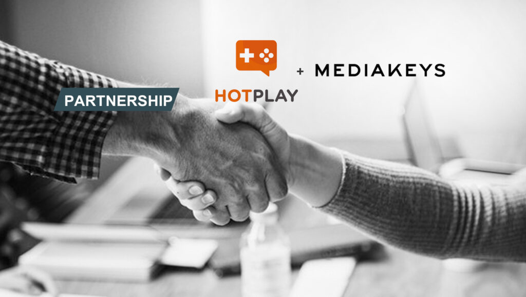 HotPlay Announces Strategic Partnership with Mediakeys, An International Multi-Media Advertising Company, to Accelerate The HotPlay In-Game Advertising Platform Global Expansion