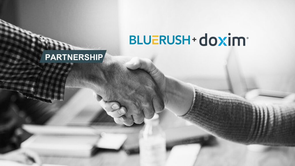 BlueRush Announces Partnership with Leading Customer Communications Management Provider, Doxim