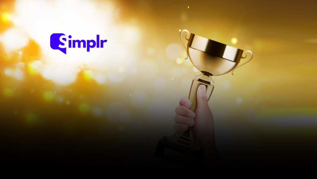 Simplr Wins 2022 AI Breakthrough Award for Best AI-Based Solution for Customer Service