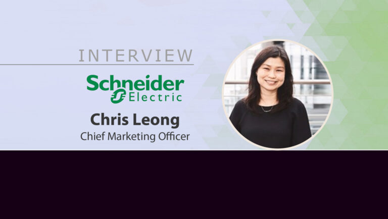 MarTech  Interview with Chris Leong, Chief Marketing Officer at Schneider Electric