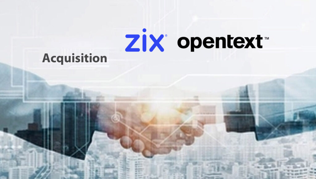 Zix to be Acquired by OpenText for $8.50 Per Share in Cash