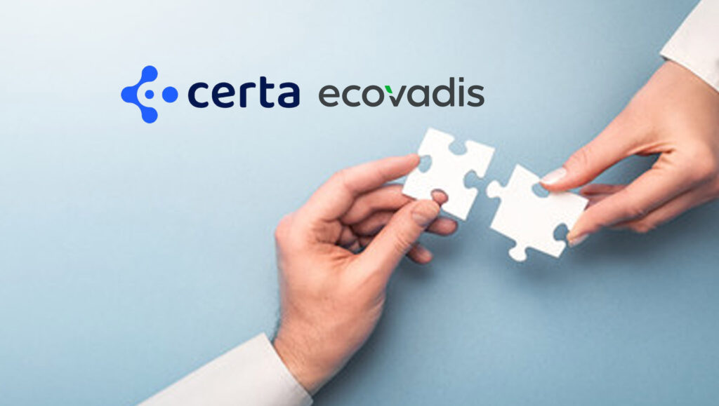 Certa Integrates with EcoVadis to Help Company Reach ESG Goals