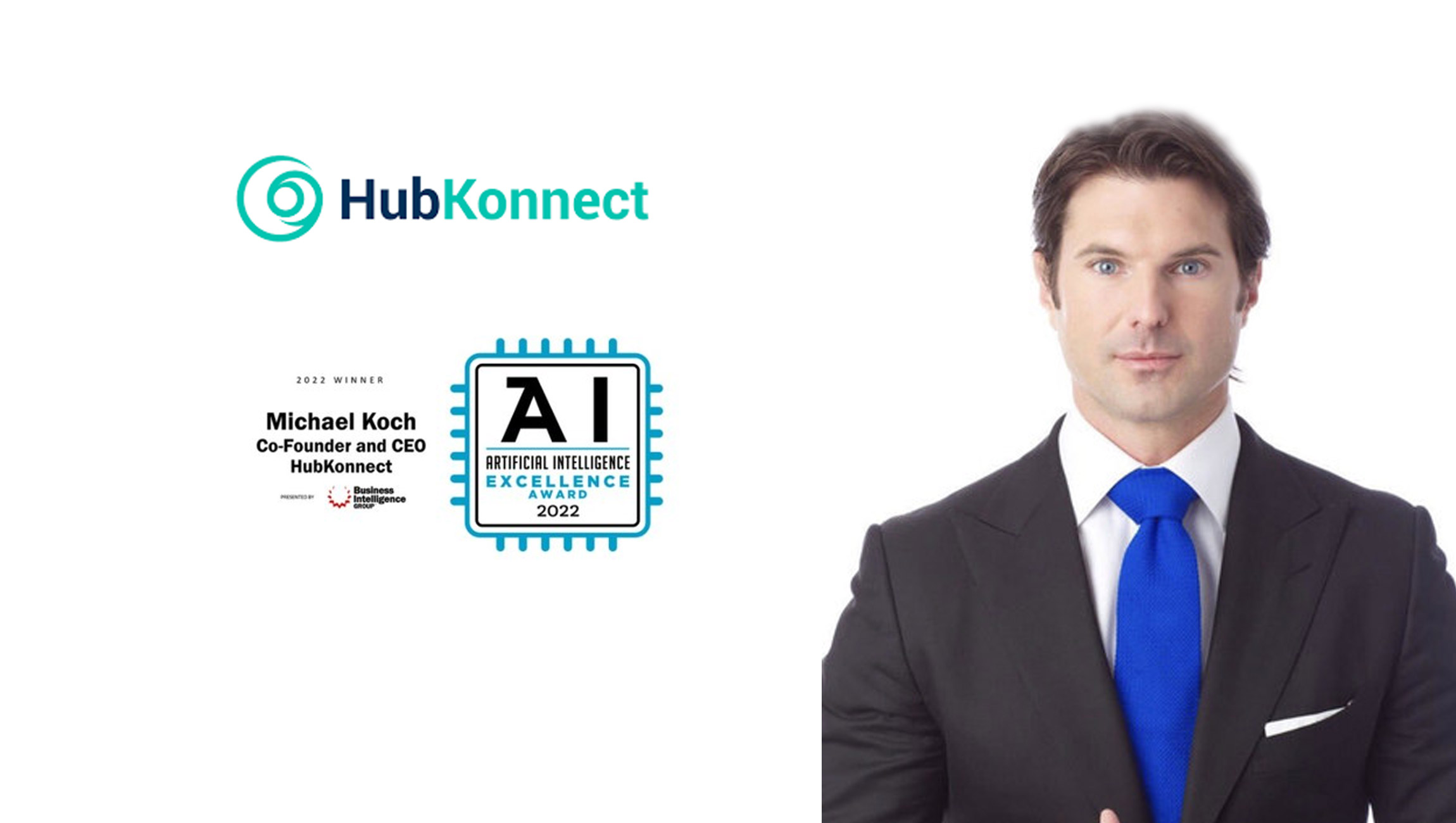 HubKonnect CEO, Michael Koch, Awarded the Artificial Intelligence Entrepreneur of the Year Award for Machine Learning