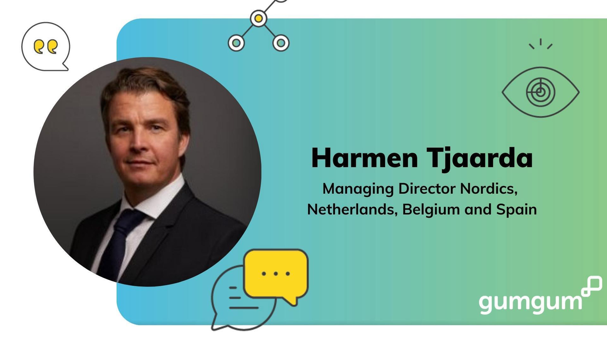 GumGum Appoints Harmen Tjaarda as Managing Director for four European Markets