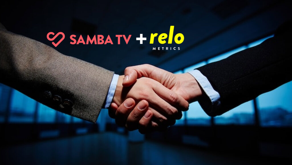 Samba TV and Relo Metrics Partner to Deliver Increased Linear and OTT Ad Measurement and Insight for Brands, Sports Teams, and Agencies