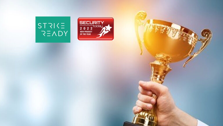 StrikeReady Wins Security Today Product of the Year Award