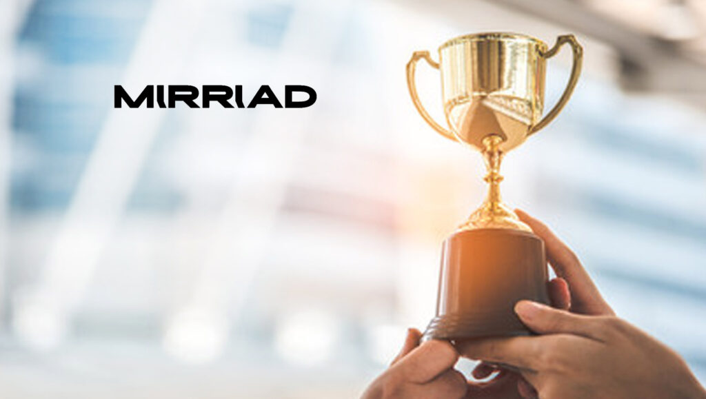 Mirriad Wins AdExchanger Awards For Most Innovative TV Advertising Technology