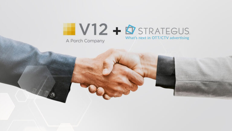 V12, a Porch Group Company, Partners with Strategus to Expand Media Advertising Solution Through Connected TV Offering