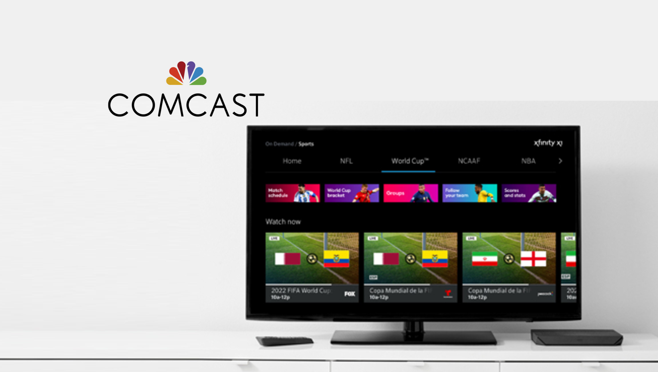 Comcast Delivers a Personalized, Aggregated FIFA World Cup Qatar 2022 Viewing Experience to Its Customers