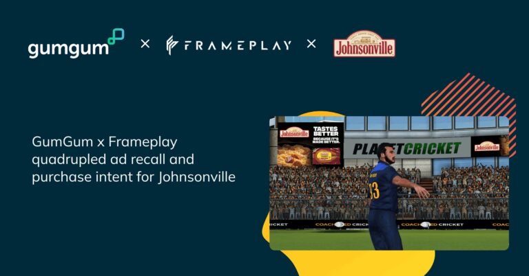 Johnsonville’s First Intrinsic In-Game Campaign with GumGum and Frameplay Quadruples Industry Standards for Ad Recall and Purchase Intent