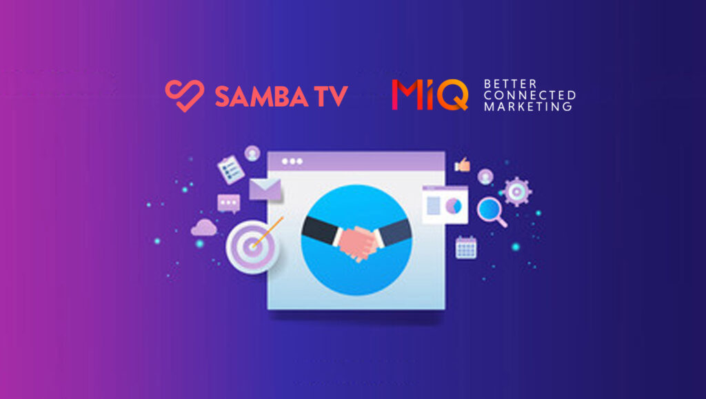 Samba TV and MiQ Reach Multi-year Commercial Agreement