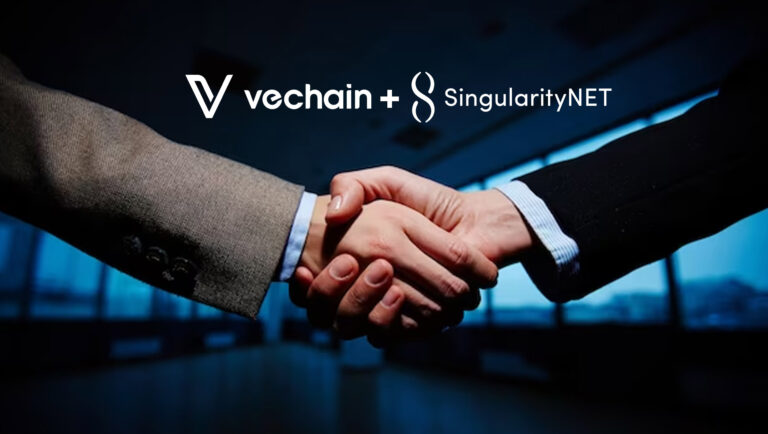 Vechain and SingularityNet Combine Blockchain + AI To Drive Sustainability and Build Advanced Enterprise-Grade Tools