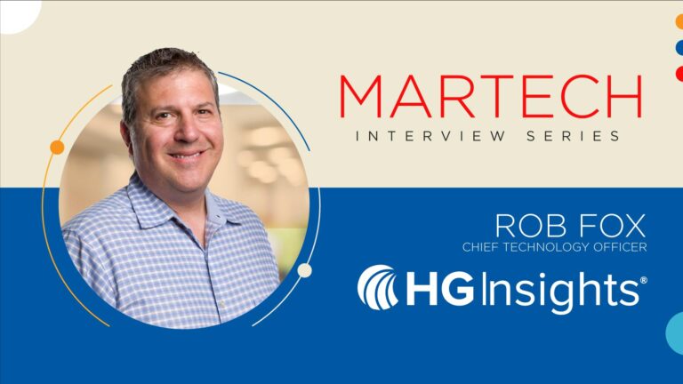 MarTech Interview with Rob Fox, CTO, HG Insights