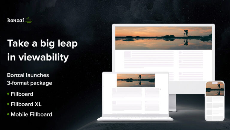 Bonzai’s Lean New ‘Fillboard’ Launched to Maximise Ad In-View Performance