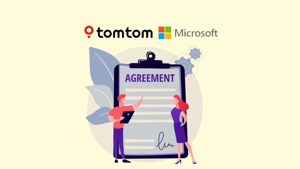 TomTom signs long-term agreement with Microsoft to deliver location technology and collaborate on product innovation