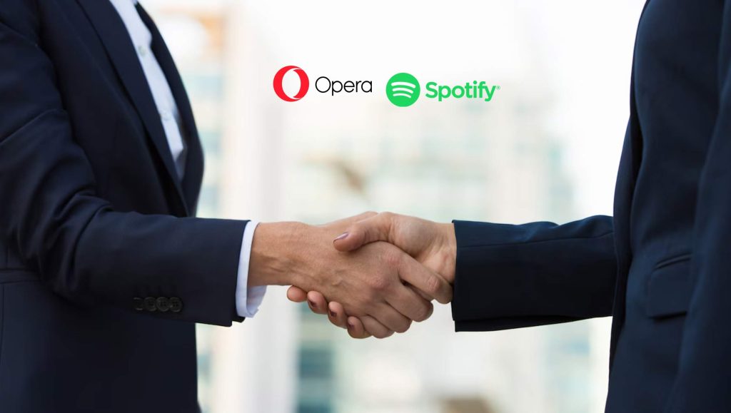 Opera and Spotify partner to put your favorite music inside the browser