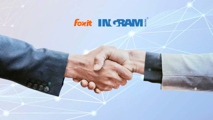 Foxit and Ingram Micro Expand Partnership into Canada, Giving Resellers Access to the Industry's Most Advanced Document Management Solutions