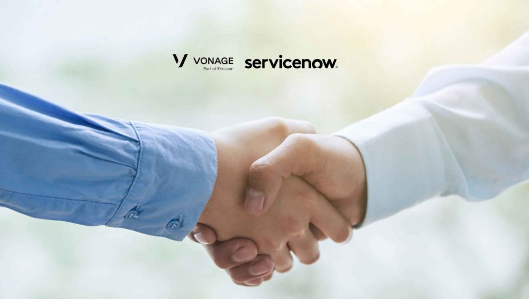 Vonage and ServiceNow Expand their Partnership